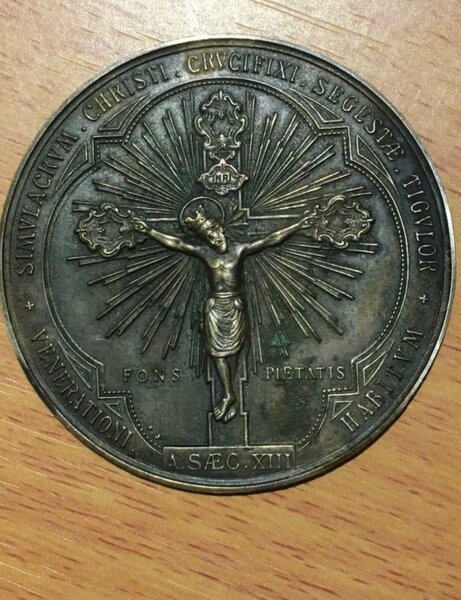Medieval crucifix catolic, anii1700-1800