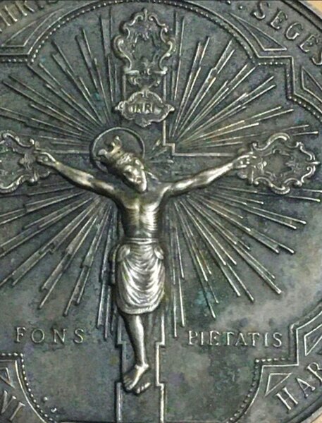 Medieval crucifix catolic, anii1700-1800